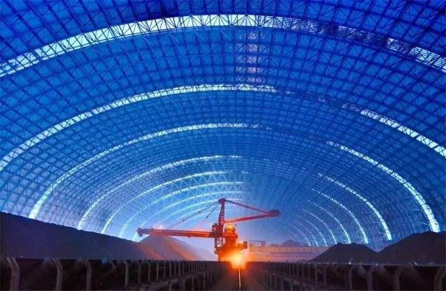 黑龙江亿优钢构工程师为您解析原料场封闭技术的特点和类型